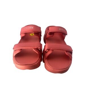 Jordan Kids Sporty Coral Pink Hook and Loop‎ Strap Sandals Size 9